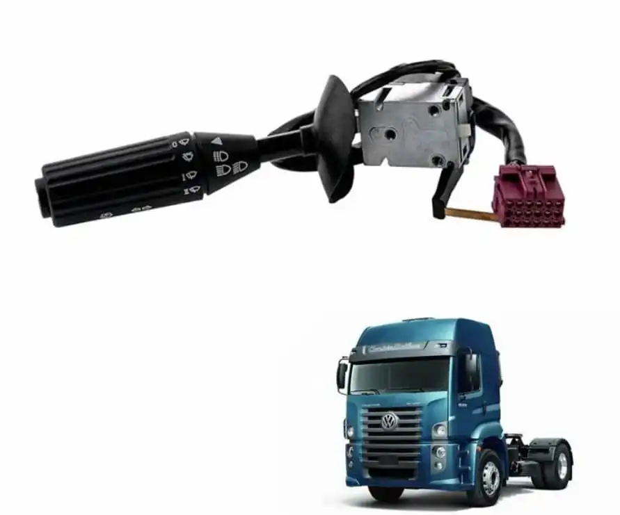 Chave de seta com farol Alto e Baixo VW Constellation - 13.180 15.190 19.320 24.250  19.330 - Ospina 03209 - Delgado Lonas e acessórios