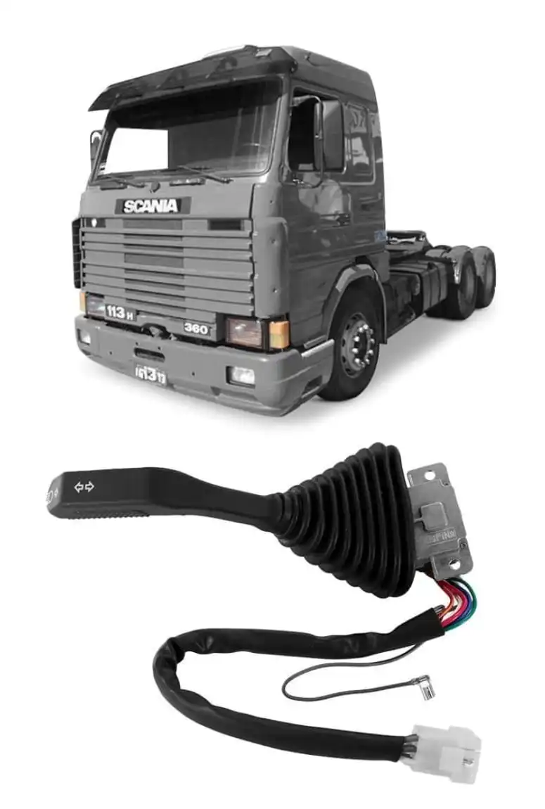 Chave de seta scania 113 com farol  Alto e baixo e lampejo de farol - Ospina 032027 - Delgado Lonas e acessórios