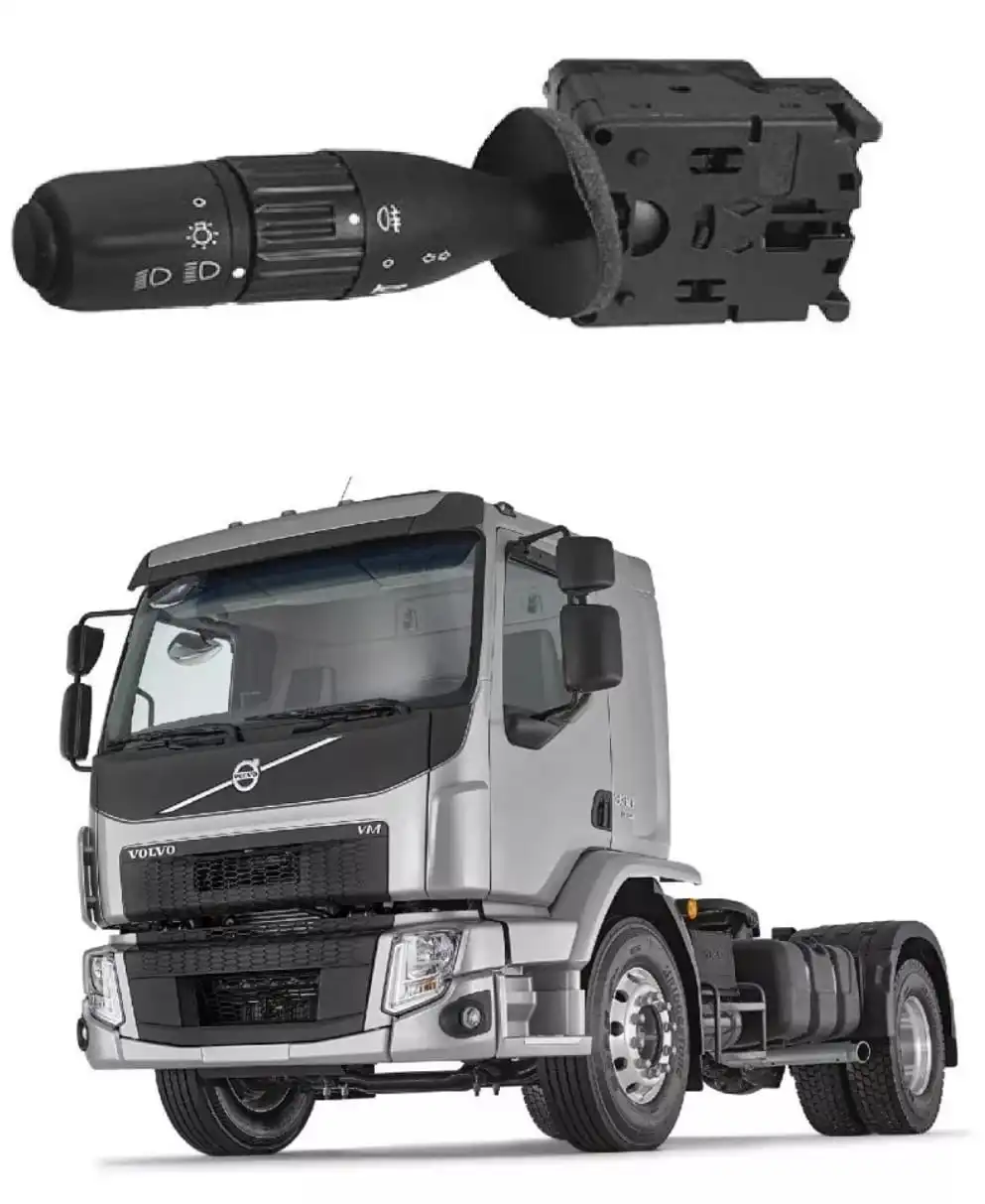 Chave Seta Volvo com farol Alto e baixo com buzina  VM todos - Ospina 032101 - Delgado Lonas e acessórios