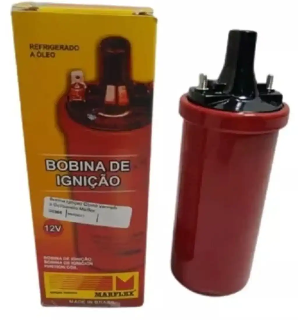 Bobina ignição 12v Alta potência - Delgado Lonas e acessórios
