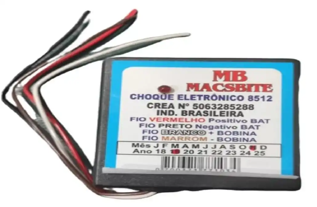 Rele choque macsbite 12v/24v com suporte - Delgado Lonas e acessórios