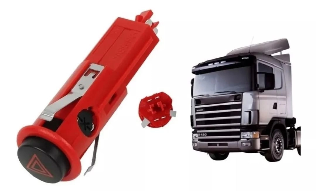 Interruptor de emergência 24v Caminhões scania S4 todos - Delgado Lonas e acessórios