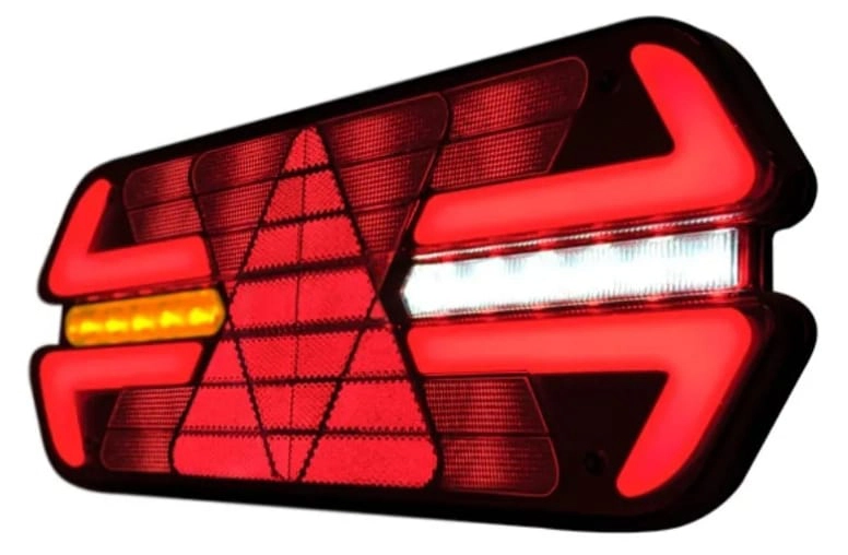 Lanterna triplo X PLUS LED bivolt com 66 leds - seta sequencial (PL1452.01.47 LD, PL1452.02.47 LE) - Delgado Lonas e acessórios