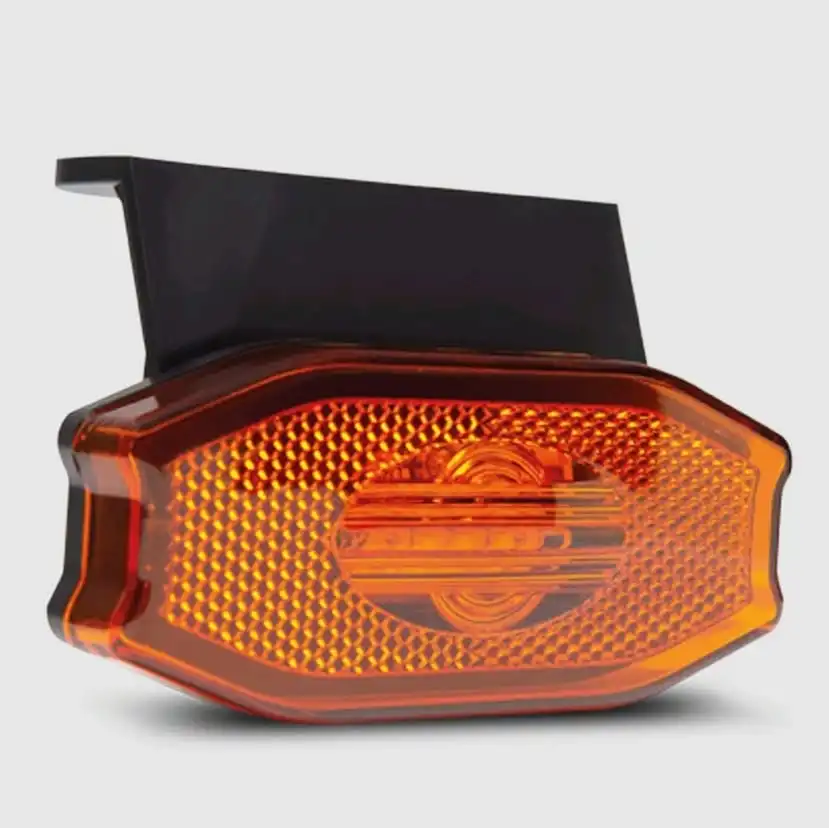 Lanterna lateral Exclusive led com suporte saída fios - Delgado Lonas e acessórios