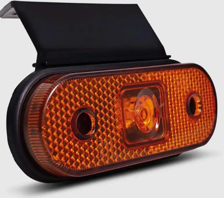 Lanterna lateral facchinni led com suporte saída fios - Delgado Lonas e acessórios