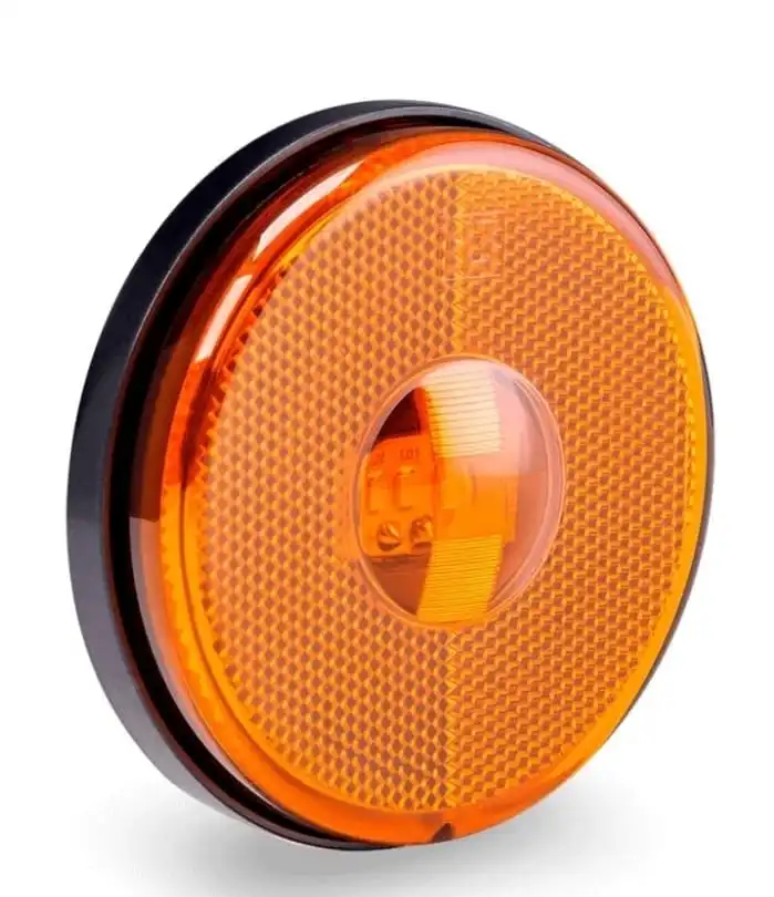 Lanterna lateral randon led sem suporte - saída fios - lente 85MM - Delgado Lonas e acessórios