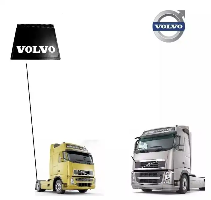Aparabarro traseiro - FH/FM 650X435mm - Delgado Lonas e acessórios