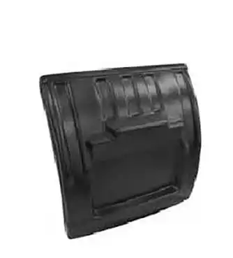 Meio Para-Lama tração 112/113 Traseira - Preto - Delgado Lonas e acessórios