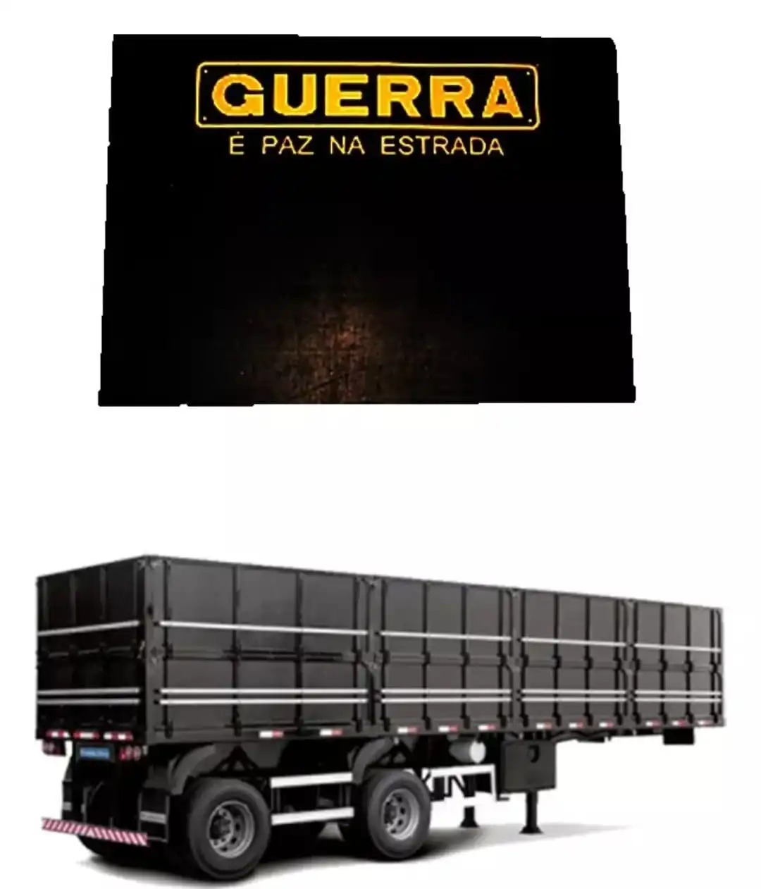 Aparabarro traseiro  Guerra - 700x535mm - Delgado Lonas e acessórios